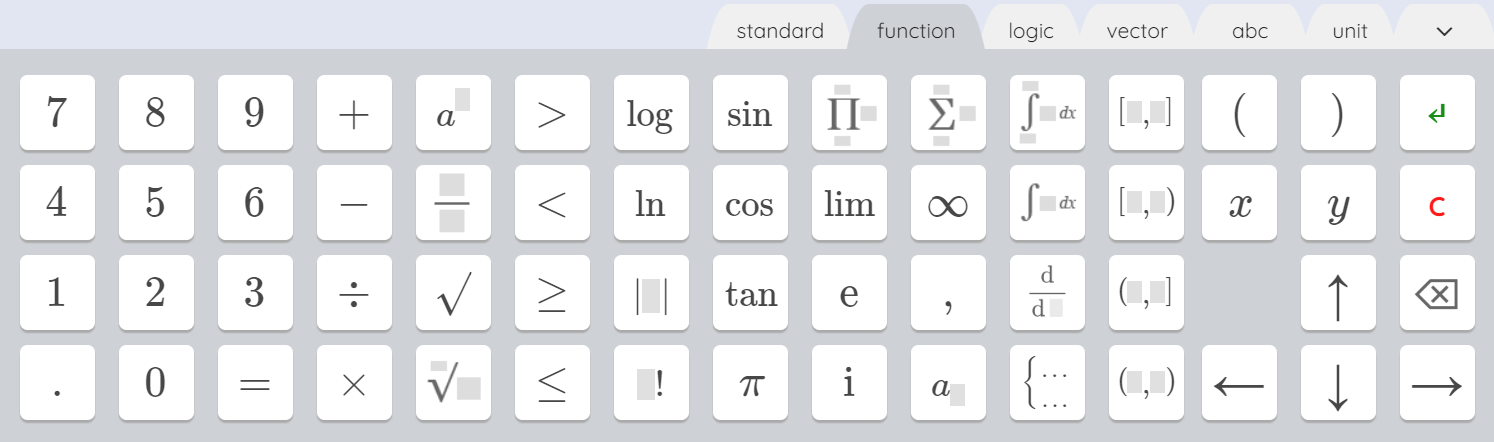 Virtual Keyboard/Formula Editor – OMPT Knowledge base
